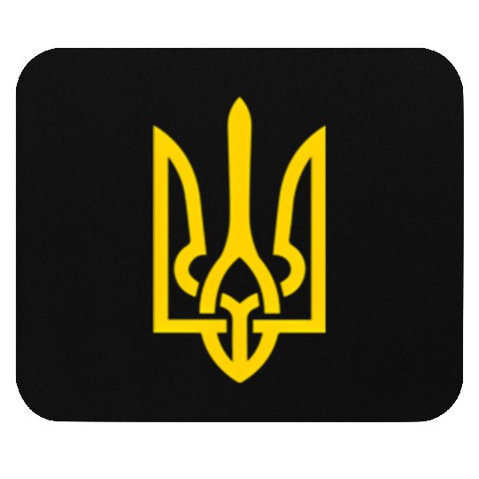 Ukraine Trident Symbol Middle Ukrainian Zeleny Mouse Pads