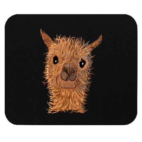 Alpaca Lama Sweet Alpaca Sweet Alpaca Alpaca Head Mouse Pads