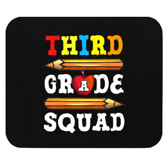Third Grade Squad Back To School 3rd Grade Mouse Pads