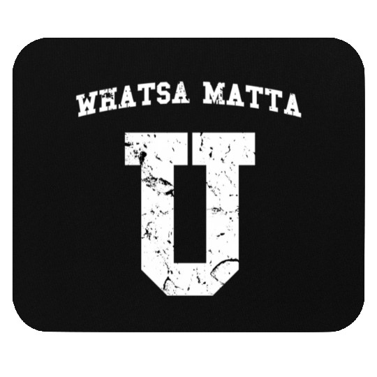 Whatsamatta U Fake College University Jersey Mouse Pads