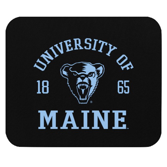 Maine Black Bears Stamp Logo Officially Mouse Pads
