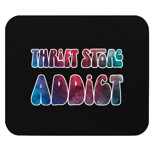 Thrift Store addict watercolor Mouse Pads