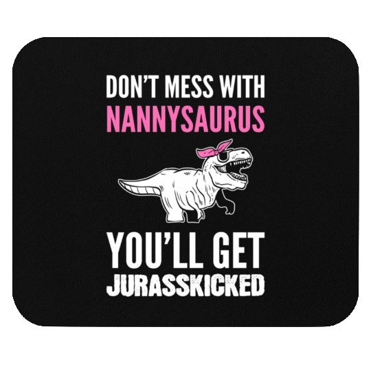 Nannysaurus Child-Care Worker Mouse Pads