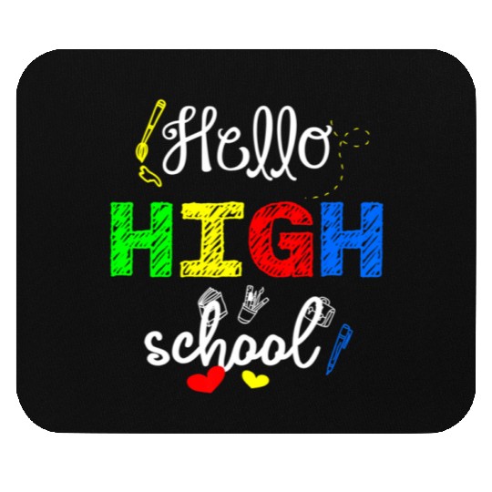 High school First Day Back To School Student Mouse Pads