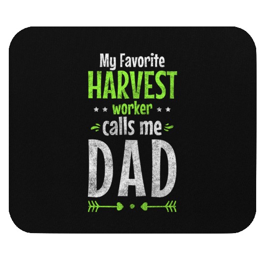 Farmer Farm Harvest Time Vegetable Mouse Pads