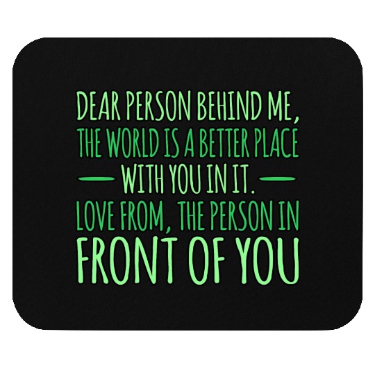 Person Behind Metal Health Awareness Supporter Mouse Pads