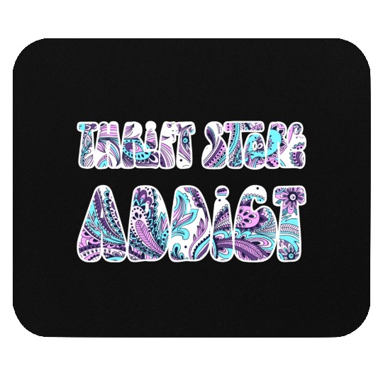 Thrift Store Addict paisley Mouse Pads