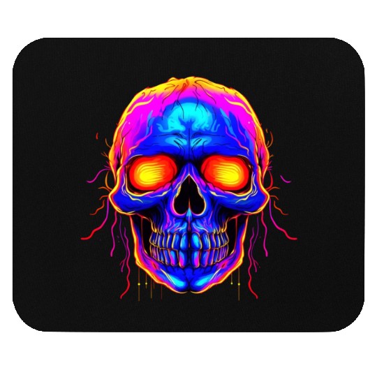 Embrace the Macabre: Gothic Skull Punk Mouse Pads