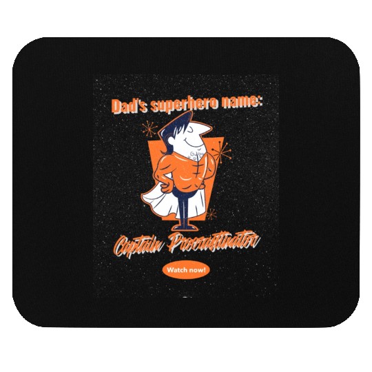 Superhero Dad Mouse Pads