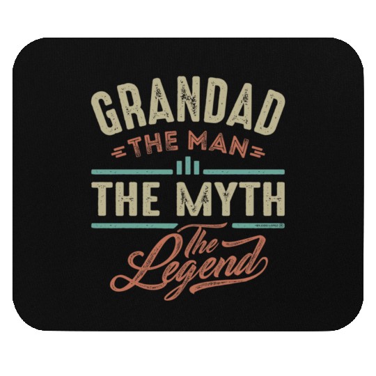 Grandad The Legend Mouse Pads