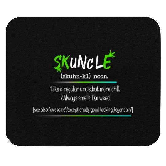 SKUNKLE SKUNCLE UNCLE WEAR Skunkle Mouse Pads