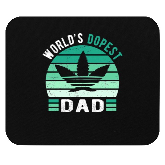 worlds dopest dad 2 Mouse Pads