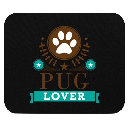 Pug Lover Cute Dog Mouse Pads