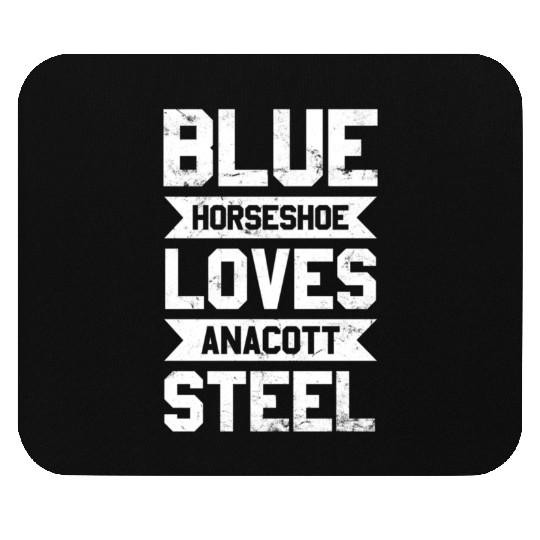 Blue Horseshoe Loves Anacott Steel Mouse Pads