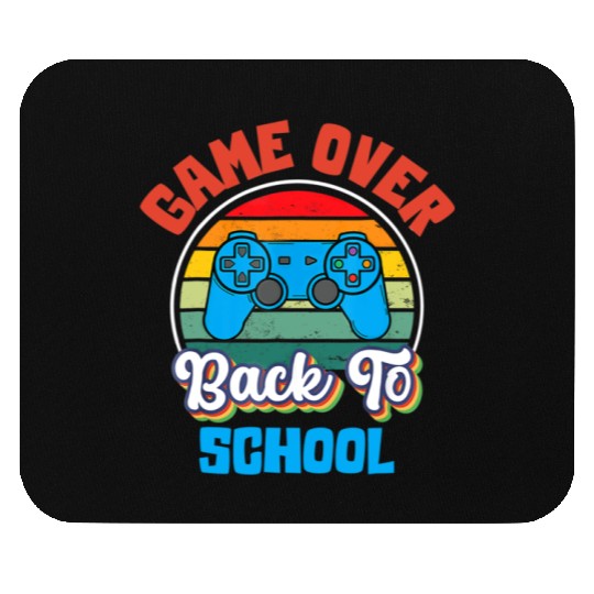 Back to School Funny Game Over Teacher Student Mouse Pads