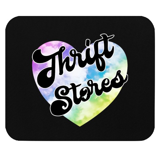 Thrift Stores pastel clouds heart Mouse Pads