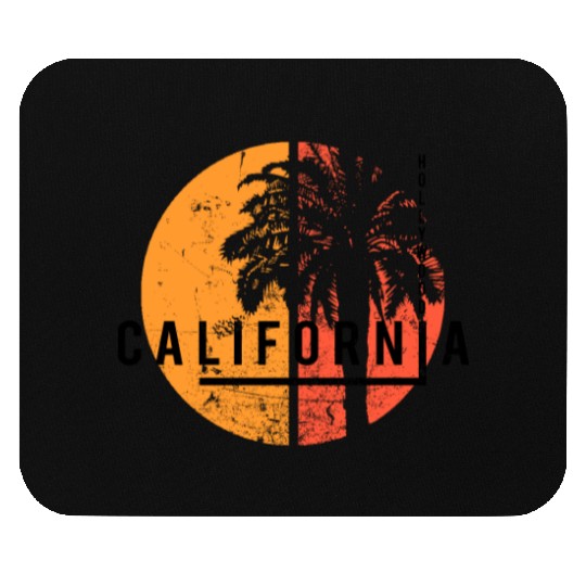 Hollywood California Cool Native Palm Tree Mouse Pads