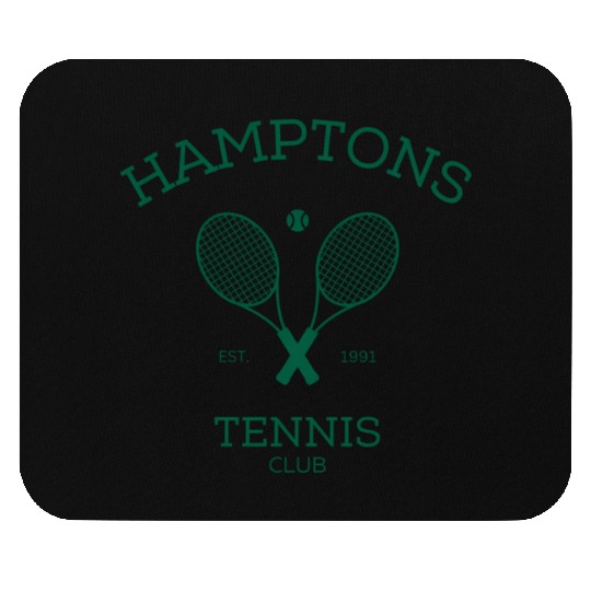 Hamptons New York Preppy Tennis Mouse Pads