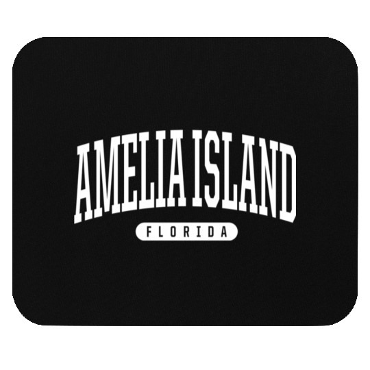College Style Amelia Island Florida Mouse Pads