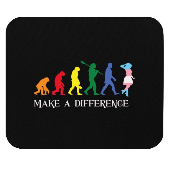 Gay Pride LGBT Human Evolution Gay Mouse Pads