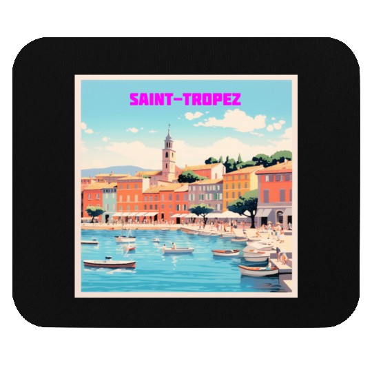 "Pastel Paradise" Saint-Tropez Mouse Pads