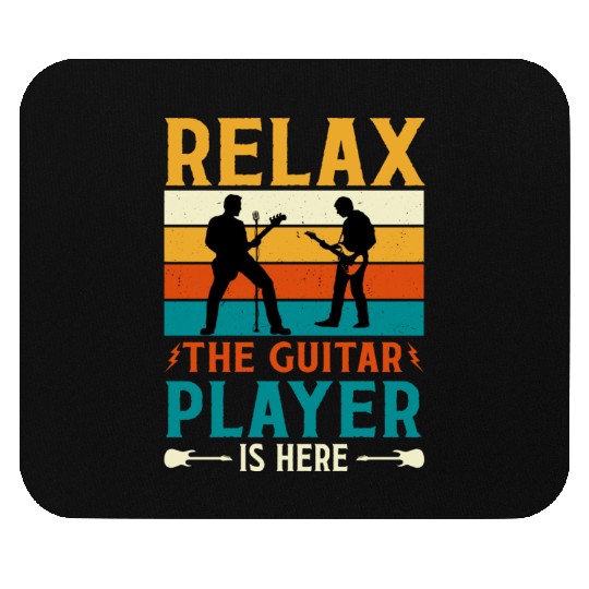 Guitar Player Mouse Pads