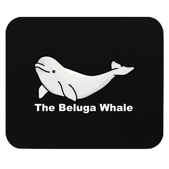 The Beluga Whale Mouse Pads