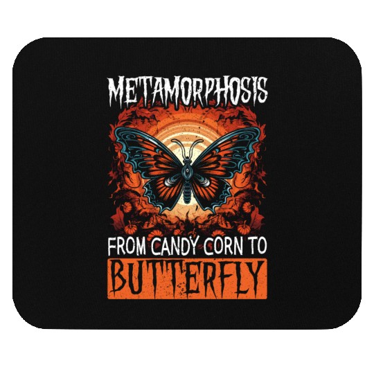 Butterfly Halloween Trick Or Treat Insect Lover Mouse Pads