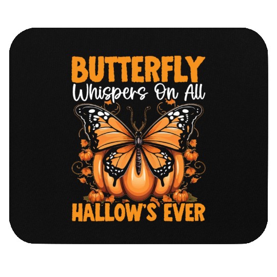 Butterfly Halloween Trick Or Treat Insect Lover Mouse Pads