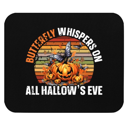 Butterfly Halloween Trick Or Treat Insect Lover Mouse Pads