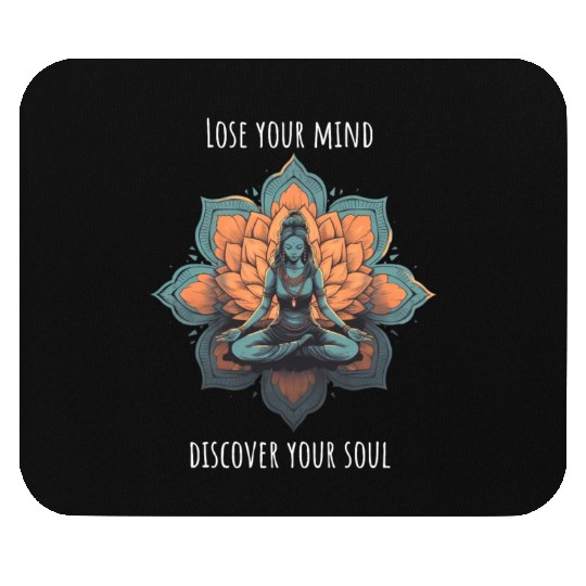 Women's Yoga Meditation Lotus Design Mouse Pads
