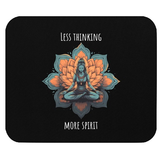 Women's Yoga Meditation Lotus Design Mouse Pads