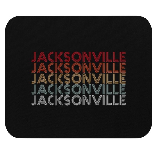 Jacksonville Florida Rainbow City Mouse Pads
