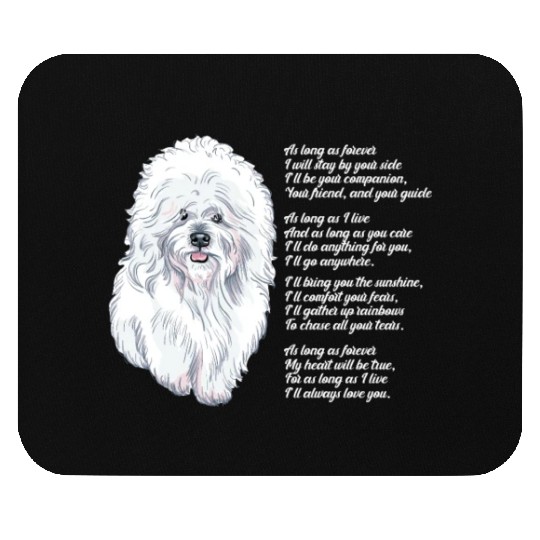 Bichon Frise Mouse Pads