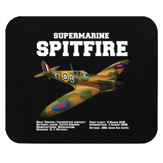 Supermarine Spitfire | WW2 Plane Mouse Pads