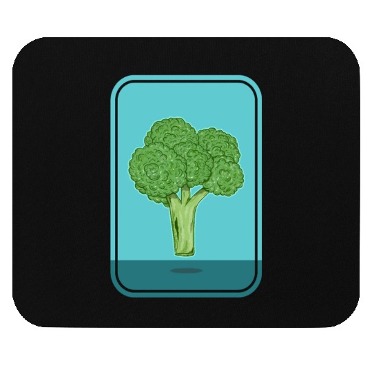 I love broccoli Mouse Pads