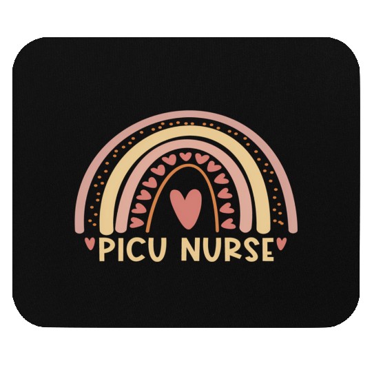 Picu Nurse Boho Rainbow Nursing Student Mouse Pads