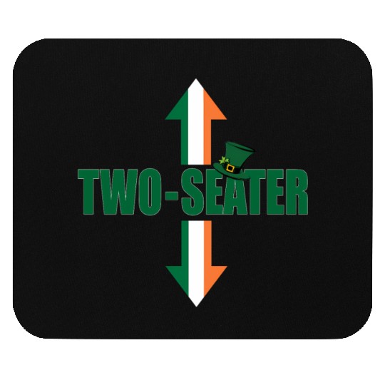Irish Flag Two Seater Party-Trashy Humor Mouse Pads