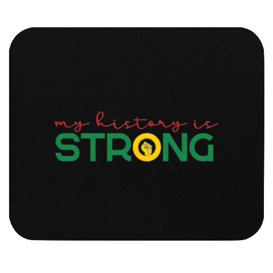 Strong History Juneteenth Fist African American Mouse Pads