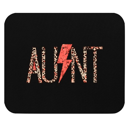 Retro Leopard A Lightning Bolt Western Cory Aie Mouse Pads