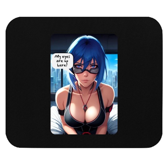 Cyberpunk Waifu Influencer Design 10 Mouse Pads