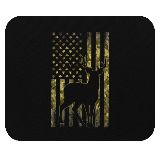 Mule Buck Deer Hunting American Camouflage Usa Fla Mouse Pads