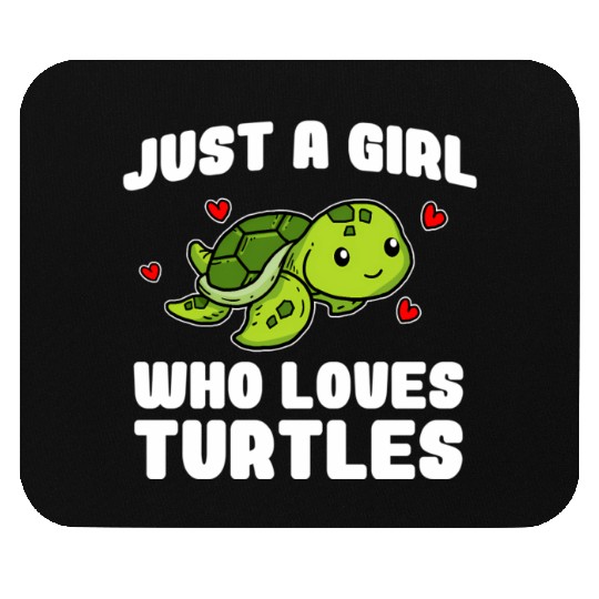 Just A Who Loves Turtles Sea Turtle Mouse Pads