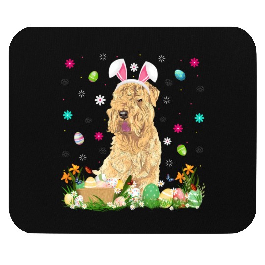 Easter Egg Wheaten Dog Easter Sunday Mouse Pads