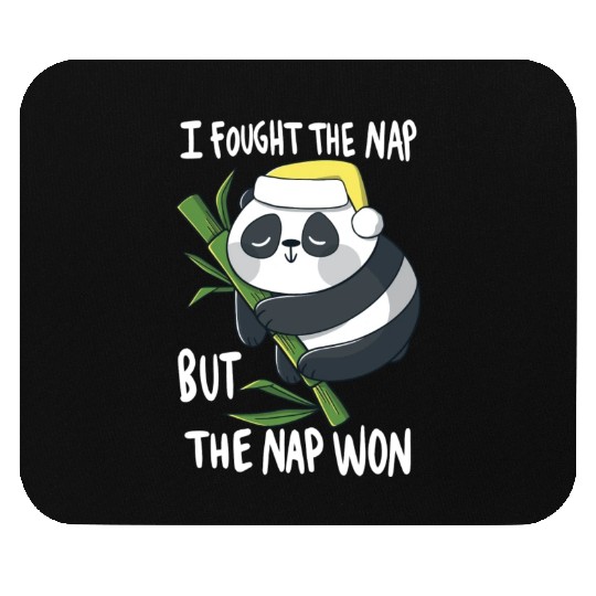 Sleepy Panda Mouse Pads