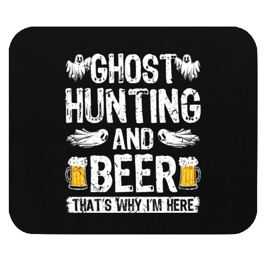 Ghost Hunting Paranormal Researcher Ghost Mouse Pads