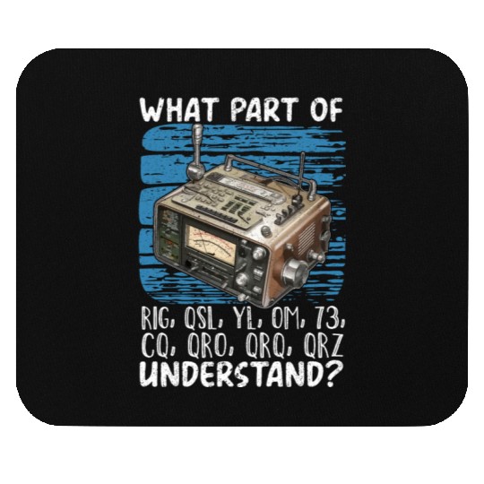 Ham Radio Operator Morse Code Radioactivity Mouse Pads