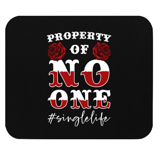 Single Bachelorette Freedom Mouse Pads