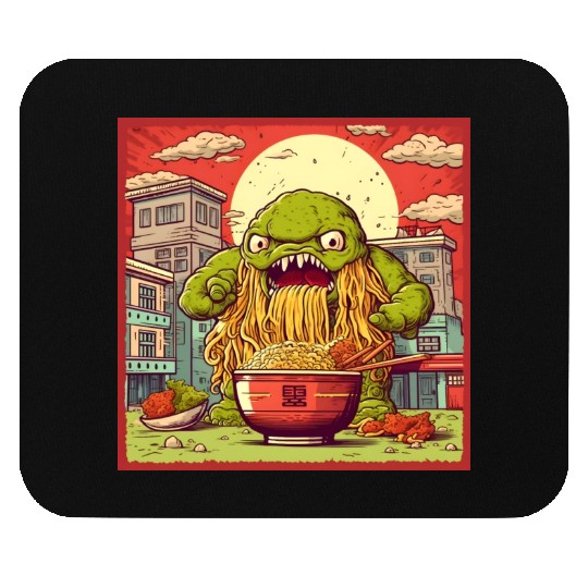 Ramen Monster Mouse Pads