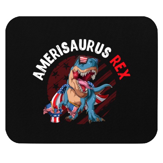 Amerisaurus Rex Independence Day USA Party Mouse Pads